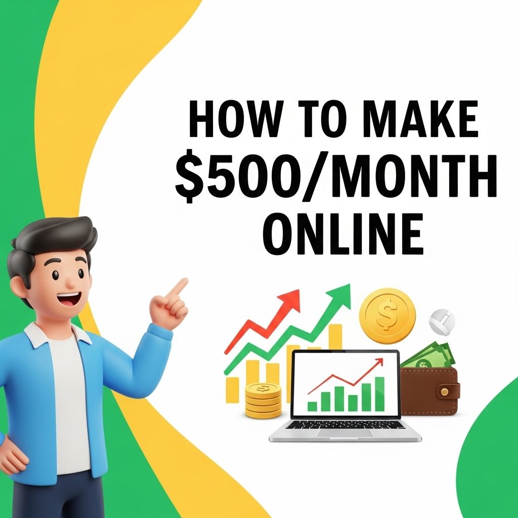 make 500 dollars online