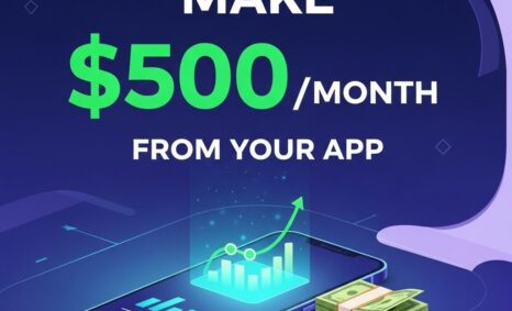 make 500 month from app