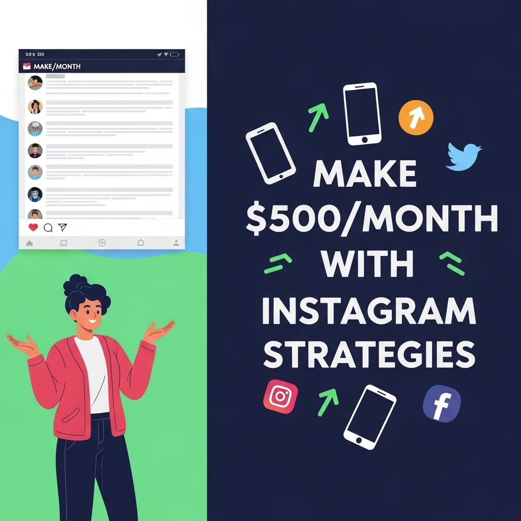 Make $500/Month Using Instagram Strategies make 500 month instagram strategies