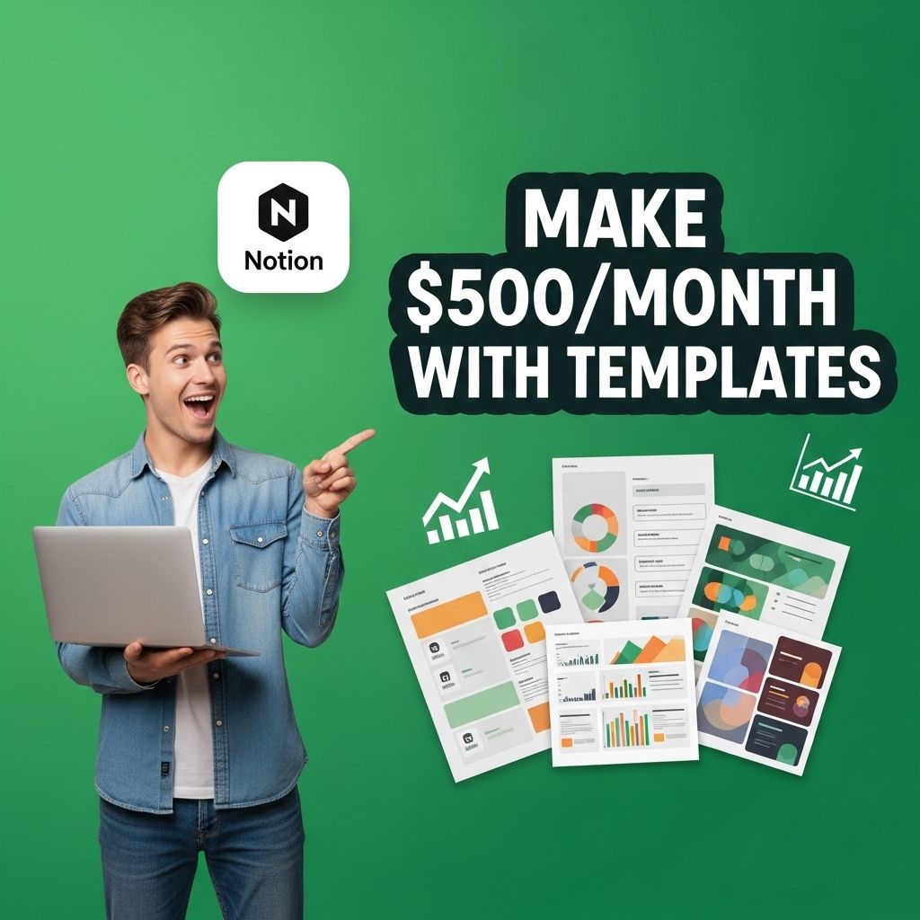 Make $500/Month Selling Notion Templates make 500 month notion templates