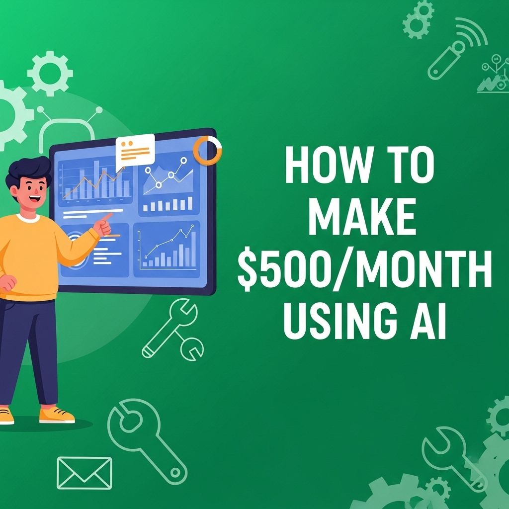 Unlock AI: Make $500/Month Easily make 500 month using ai