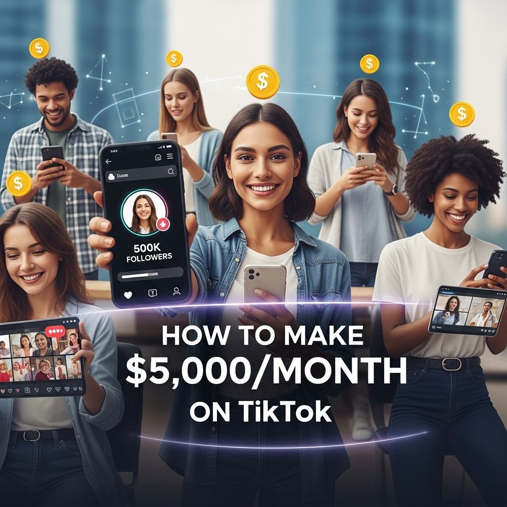 make 5000 month tiktok