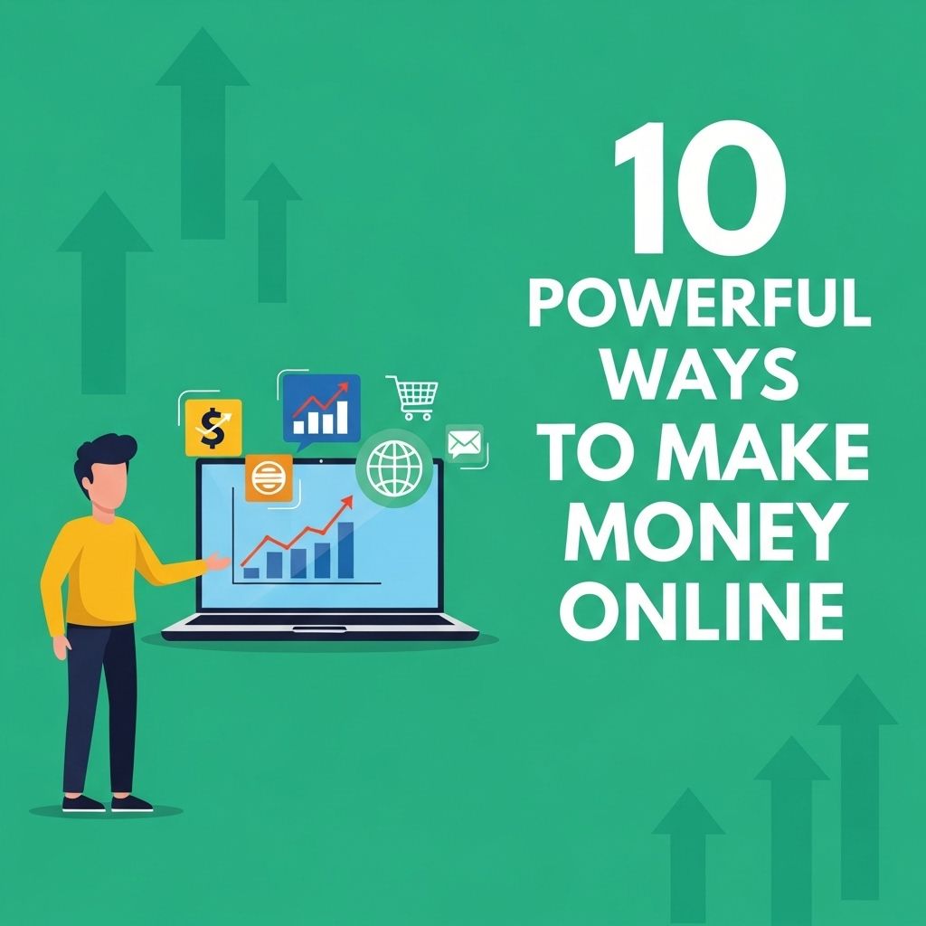 10 Powerful Ways to Make Money Online make money online ways