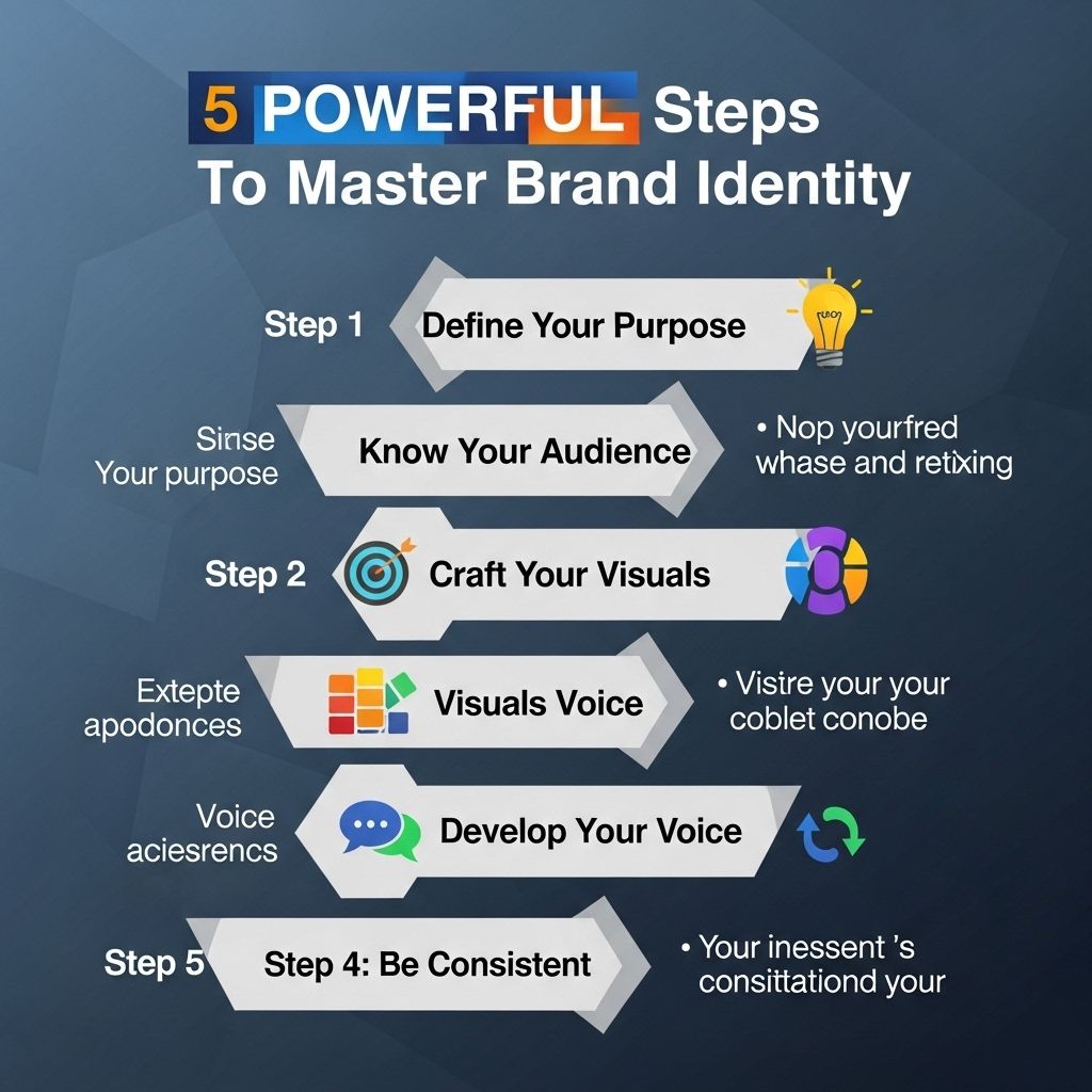 5 Powerful Steps to Master Your Brand Identity master brand identity steps