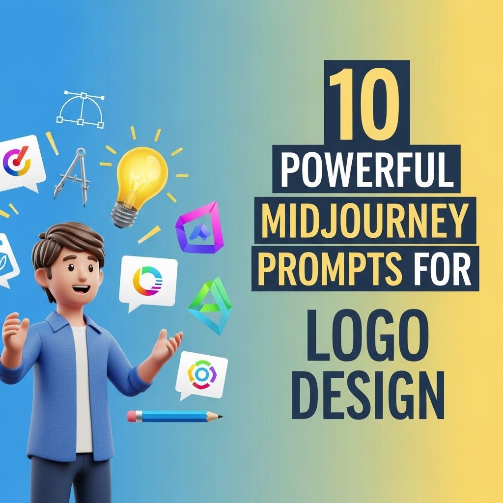 10 Powerful Midjourney Prompts For Logo Design