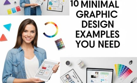 Blog minimal graphic design examples