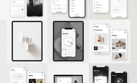 Blog minimal ui design examples 1