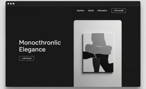 minimal website design 2025