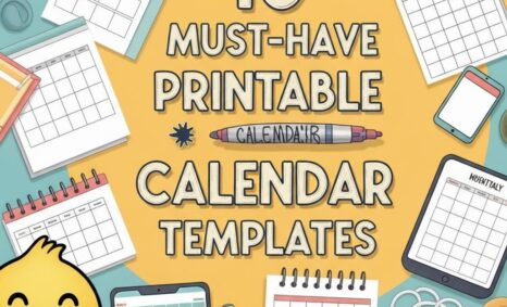 must have printable calendars