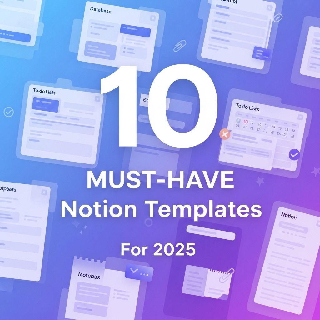 10 Must-Have Notion Templates for 2025 notion templates 2025 1