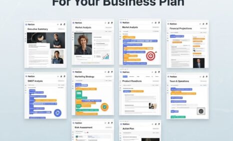 notion templates business plan