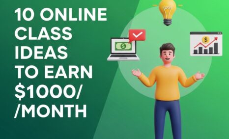 online class ideas earn 1000