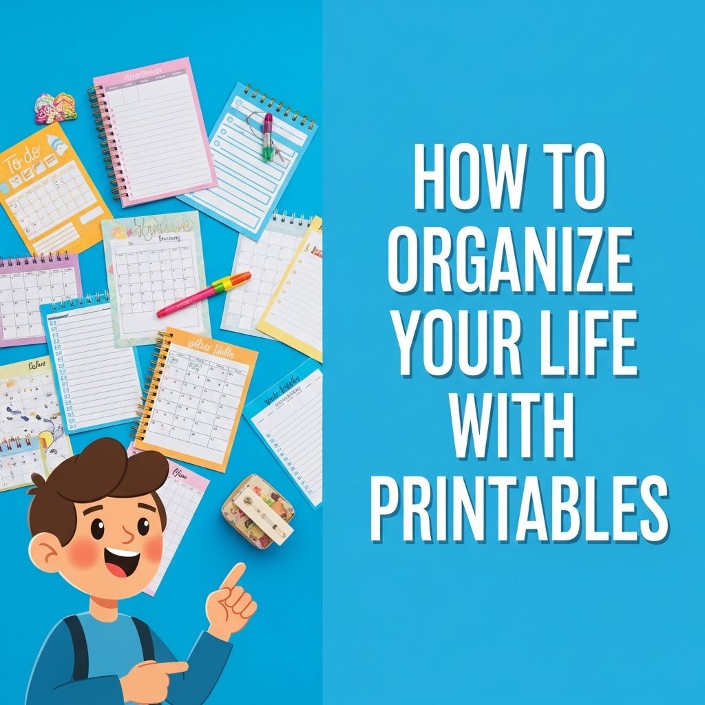 Master Your Life: Organizing with Printables organize life with printables