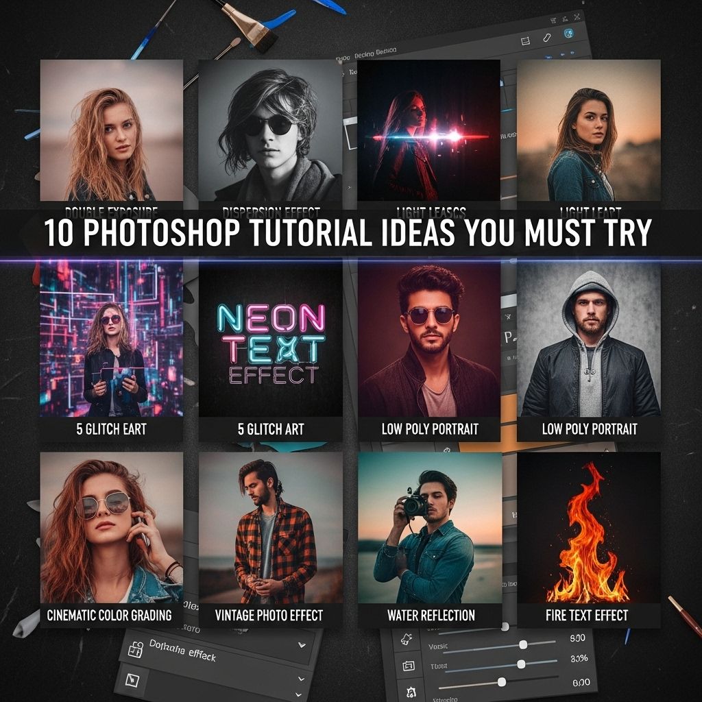 10 Must-Try Photoshop Tutorial Ideas for Everyone photoshop tutorial ideas