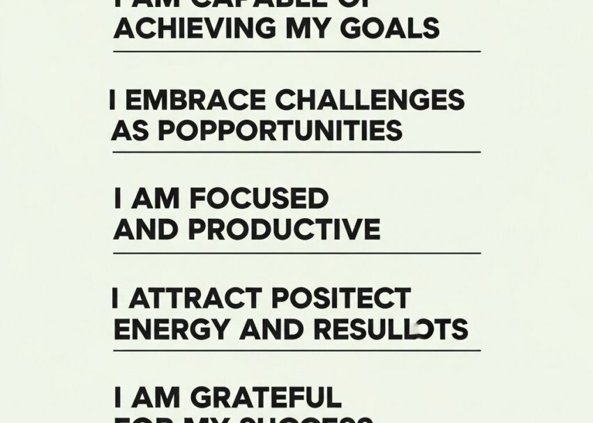 powerful affirmations daily success