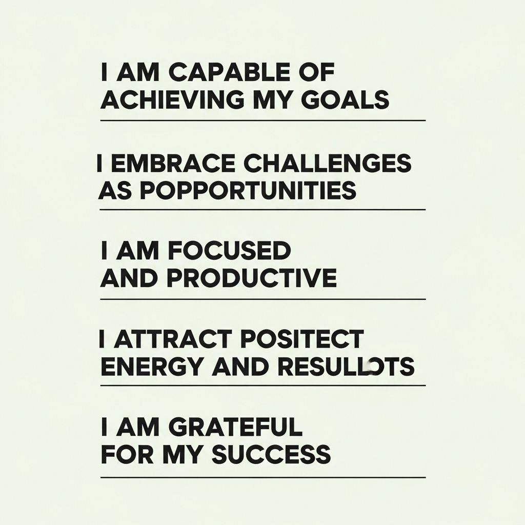 powerful affirmations daily success