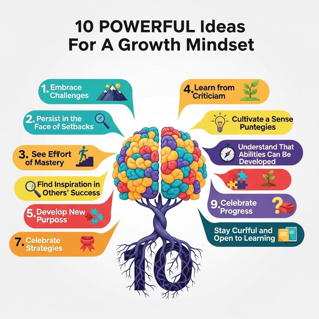 10 Powerful Ideas for a Growth Mindset powerful growth mindset ideas