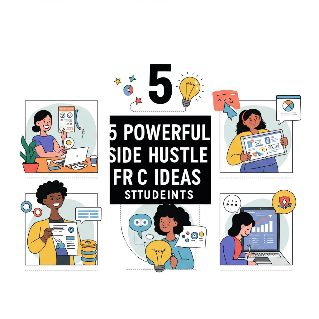 5 Powerful Side Hustle Ideas for College Students powerful side hustle ideas