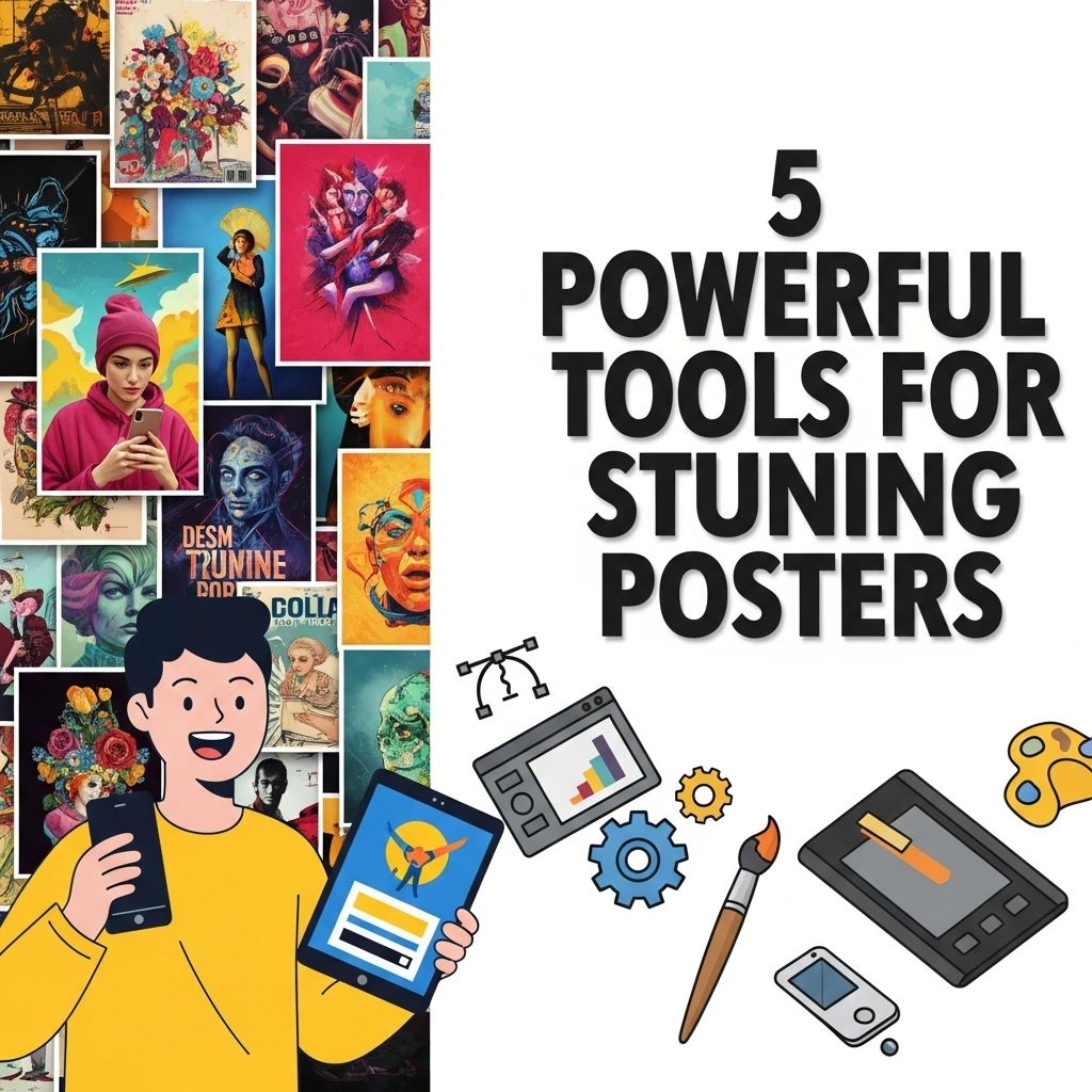 5 Powerful Tools for Stunning Posters powerful tools stunning posters