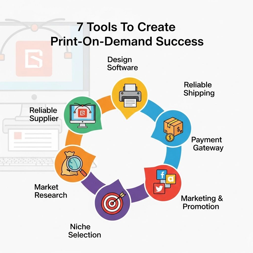7 Essential Tools for Print-On-Demand Success print on demand tools