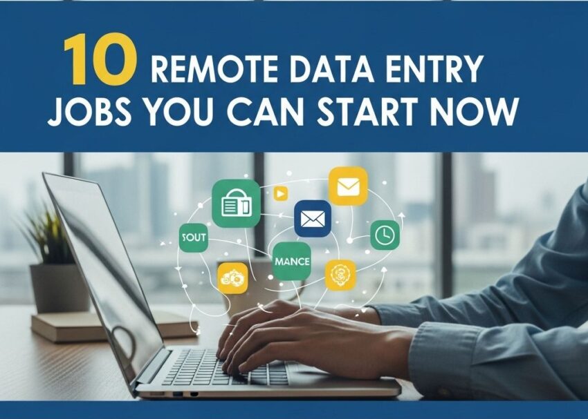10 Remote Data Entry Jobs You Can Start Today remote data entry jobs