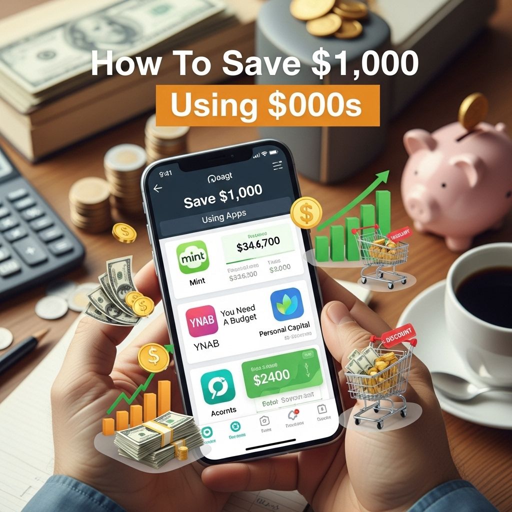 Save $1,000 Fast with These Apps save 1000 with apps