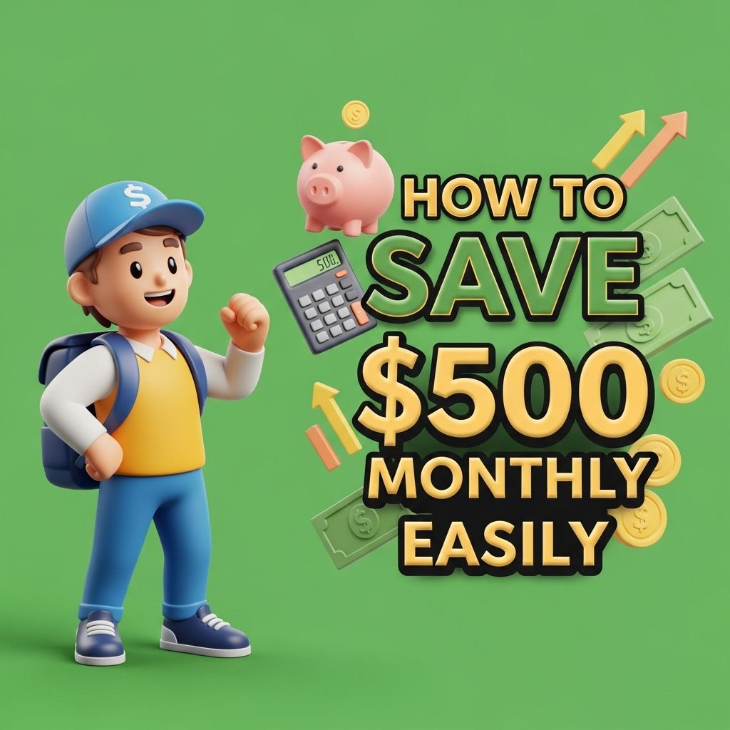 save 500 monthly