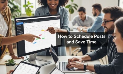 schedule posts save time