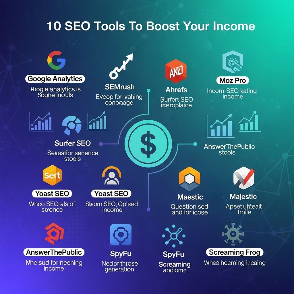 10 SEO Tools To Boost Your Income seo tools boost income