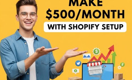 shopify 500 month setup