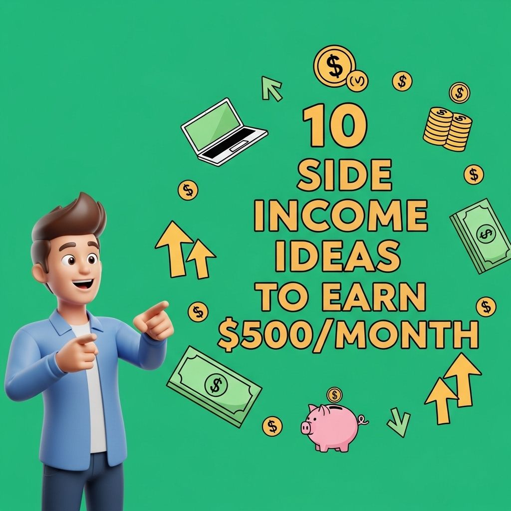 side income ideas 500 month 2