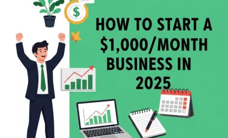 start 1000 month business 2025
