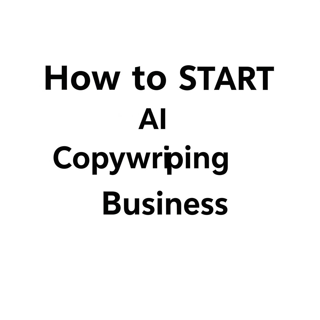 Kickstart Your AI Copywriting Business Today start ai copywriting business