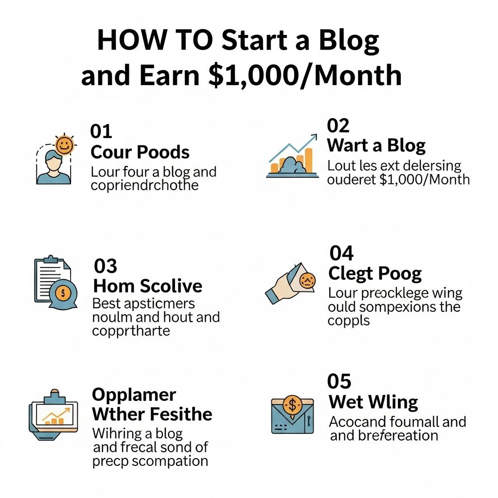 Start a Blog and Earn $1,000/Month start blog earn 1000 month 1