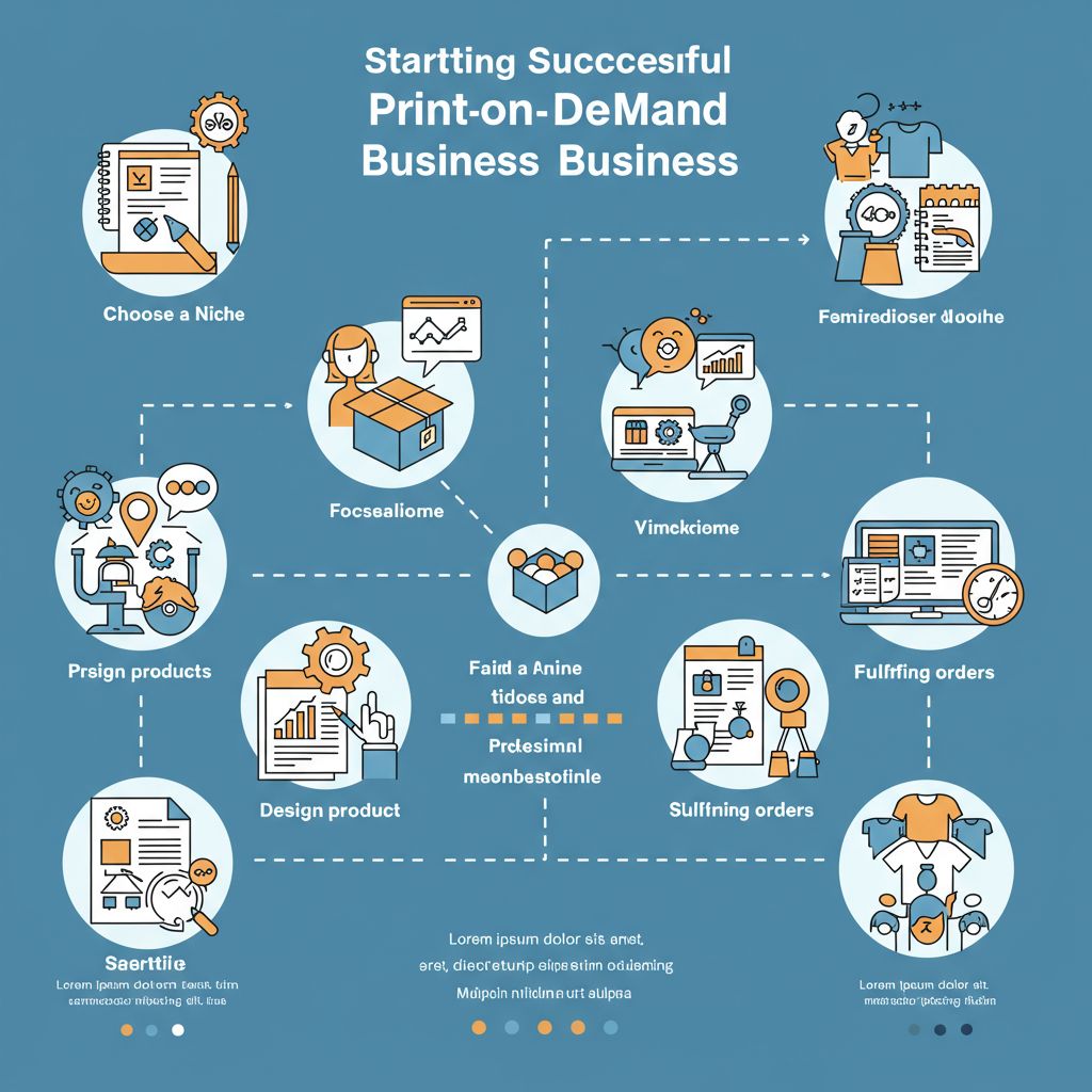 Kickstart Your Print-on-Demand Business Today start print on demand business