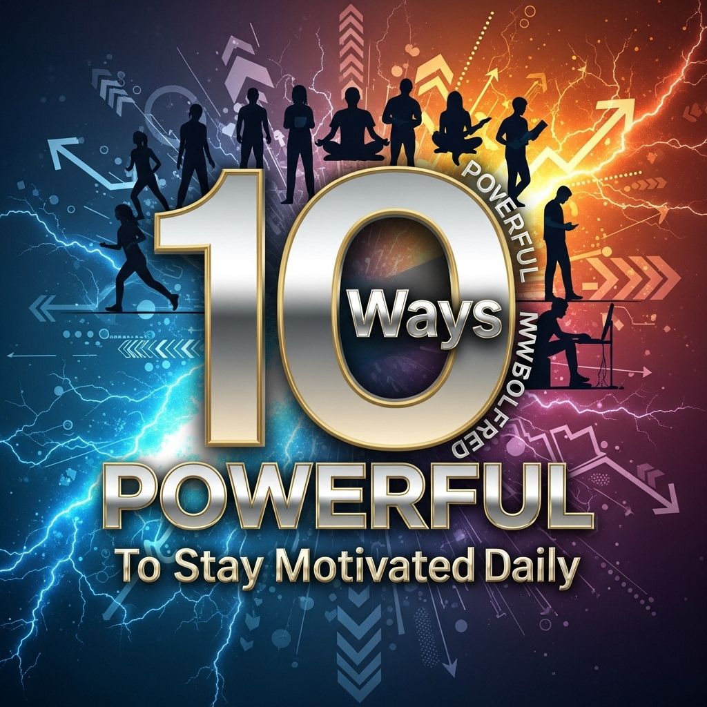 stay motivated daily