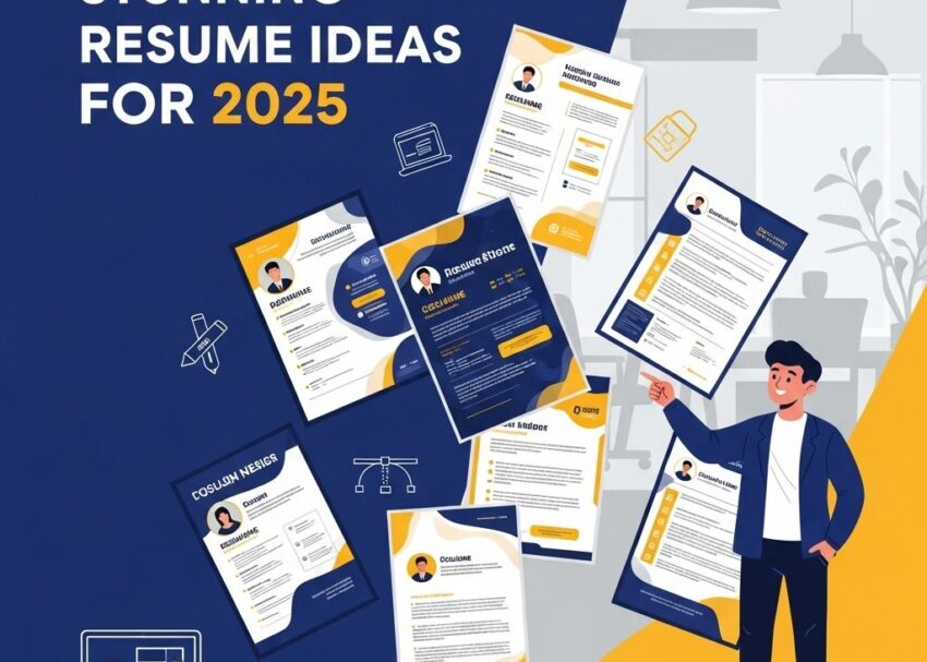 stunning resume design 2025