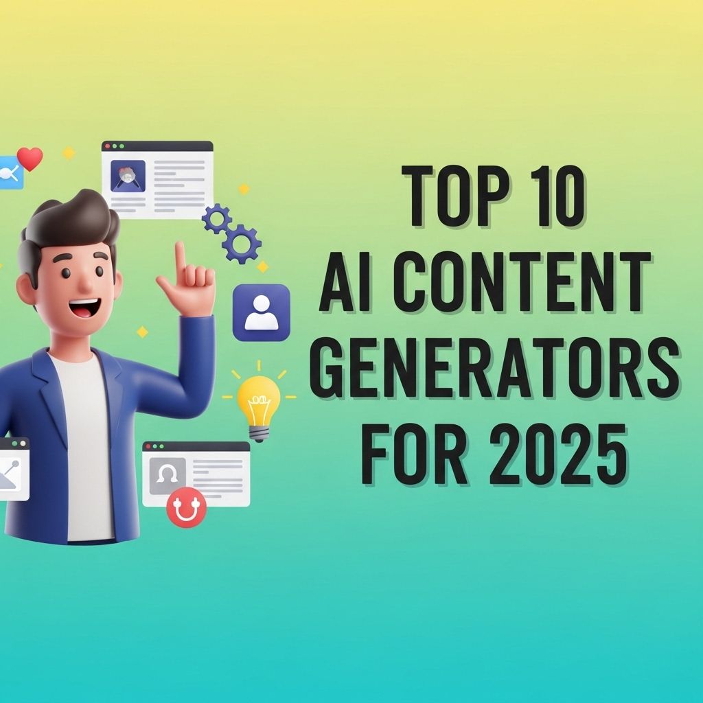 top 10 ai content generators 2025