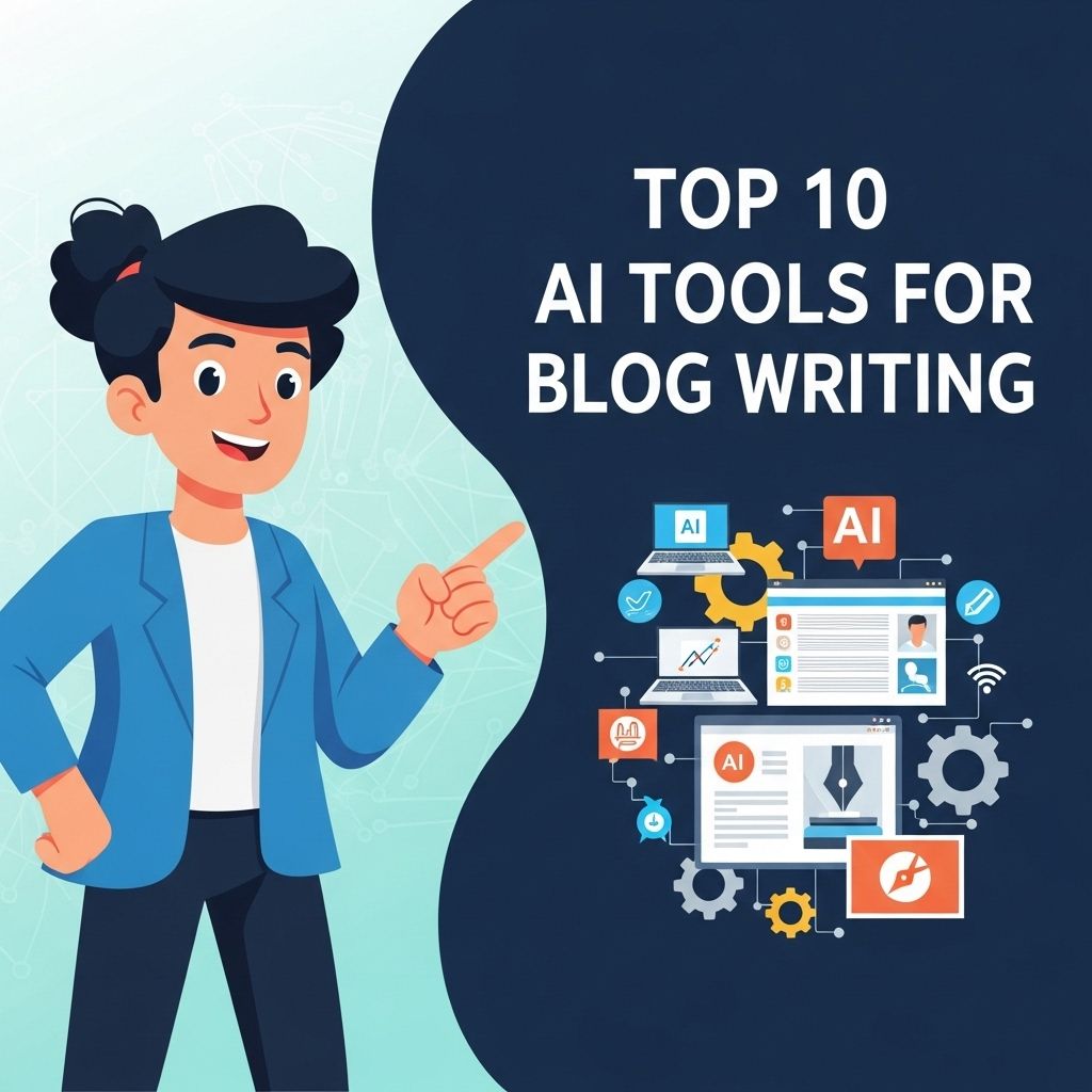 top 10 ai tools blog writing