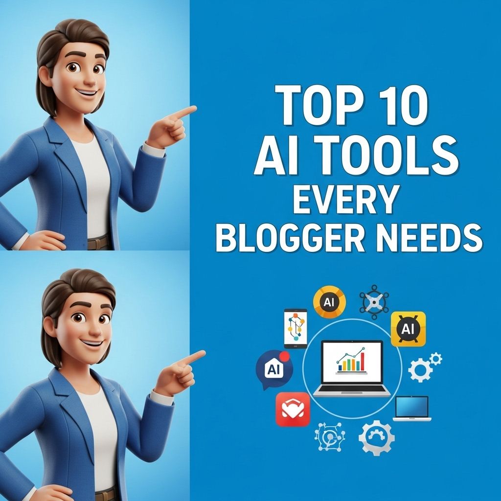 Top 10 Must-Have AI Tools for Bloggers top 10 ai tools bloggers