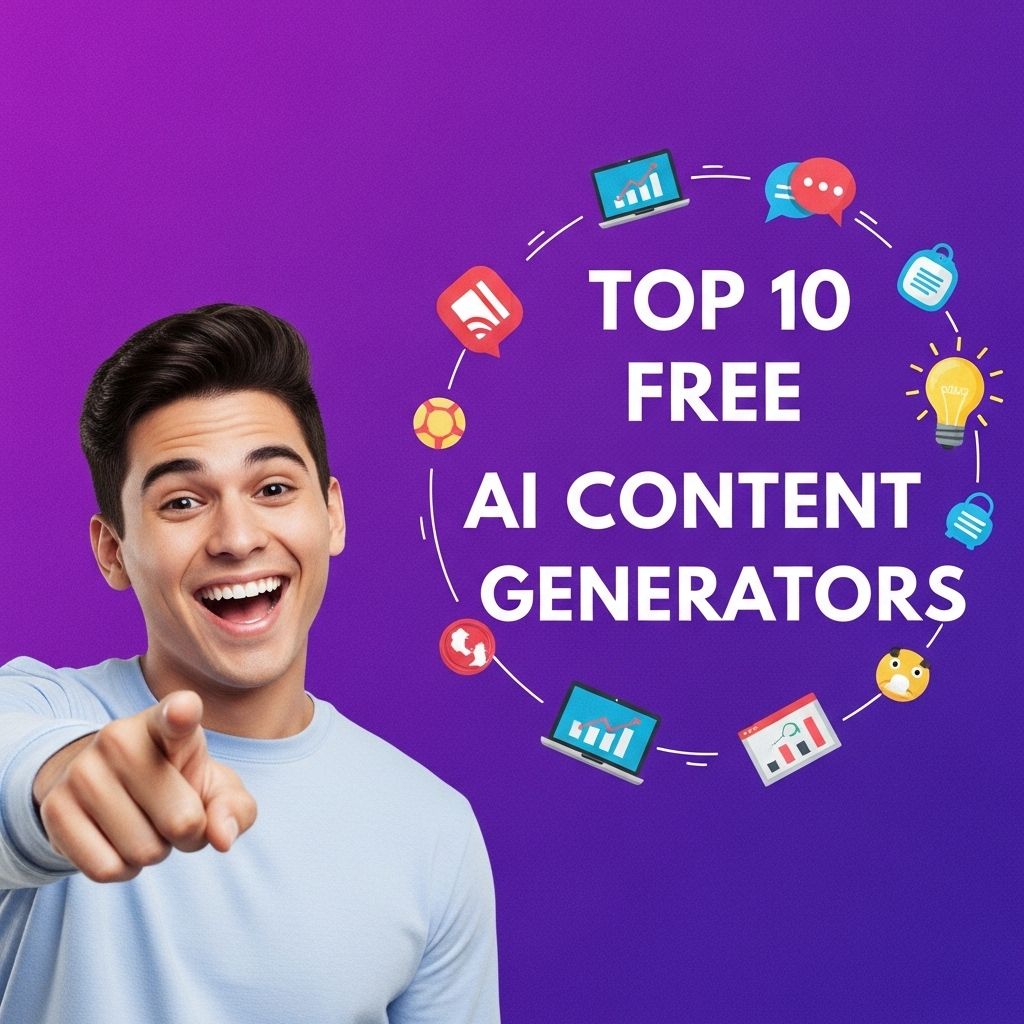 top 10 free ai content generators