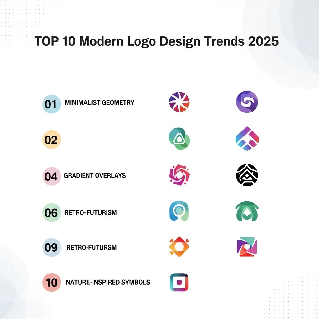 Top 10 Modern Logo Design Trends for 2025 top 10 logo design trends 2025