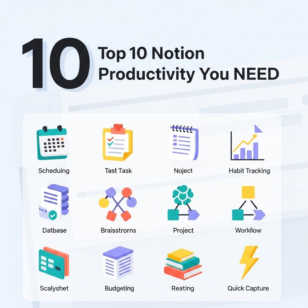 Top 10 Must-Have Notion Templates for Productivity top 10 notion productivity templates