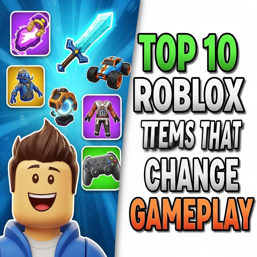 top 10 roblox gameplay items
