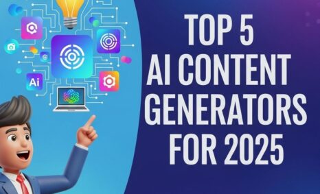 top 5 ai content generators 2025