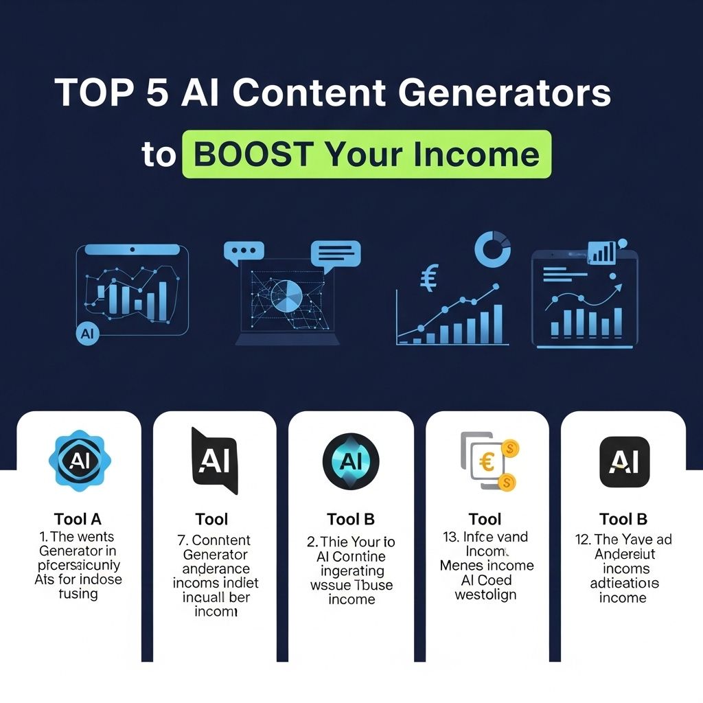 Top 5 AI Content Generators to Boost Your Income top 5 ai content generators