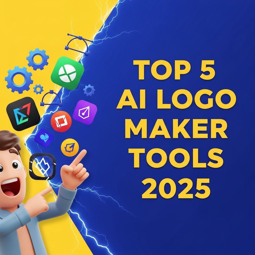 top 5 ai logo makers 2025