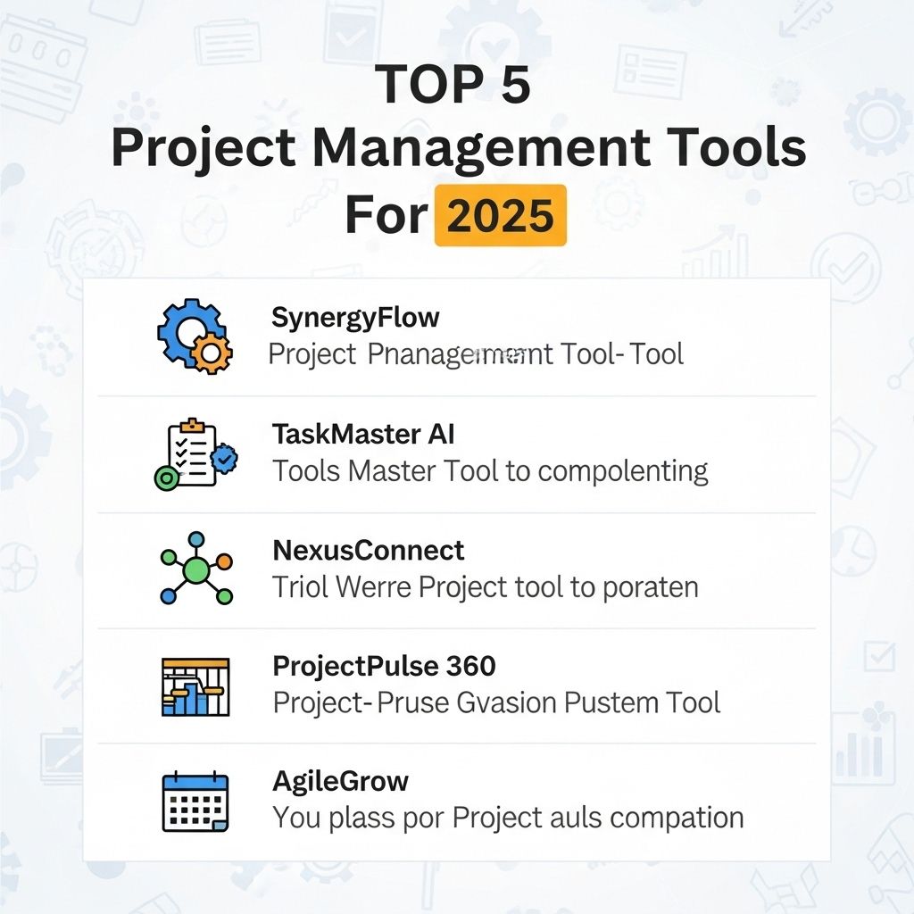 Top 5 Project Management Tools for 2025 top 5 project management tools 2025