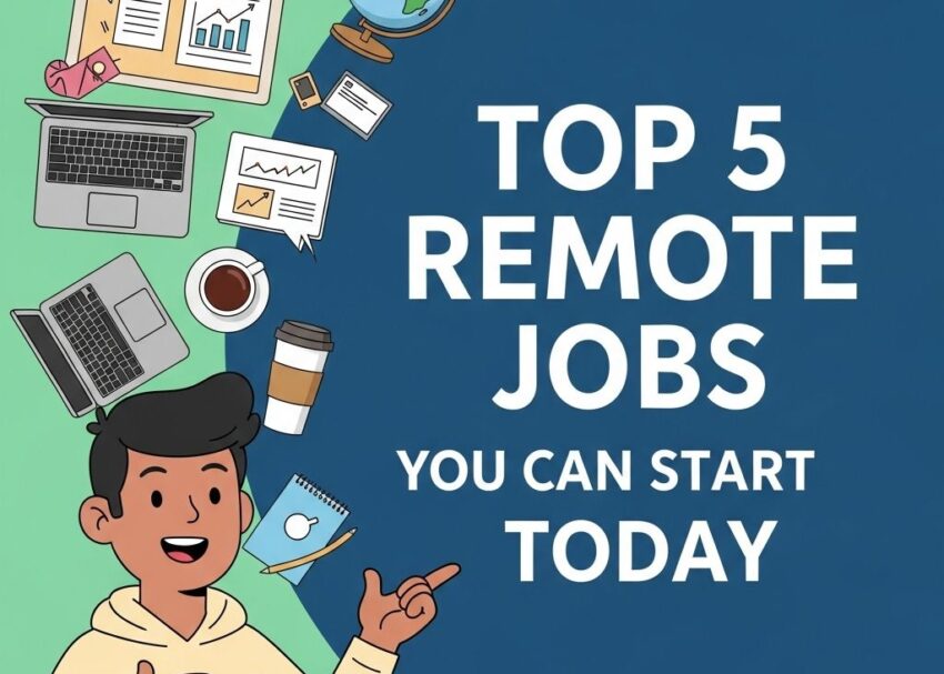 top 5 remote jobs