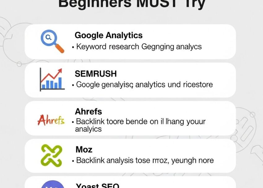 Top 5 SEO Tools Every Beginner Should Try top 5 seo tools beginners